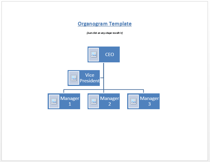 Organogram Template My Word Templates 0289