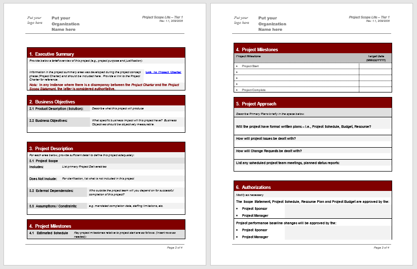Statement of Work Template 02