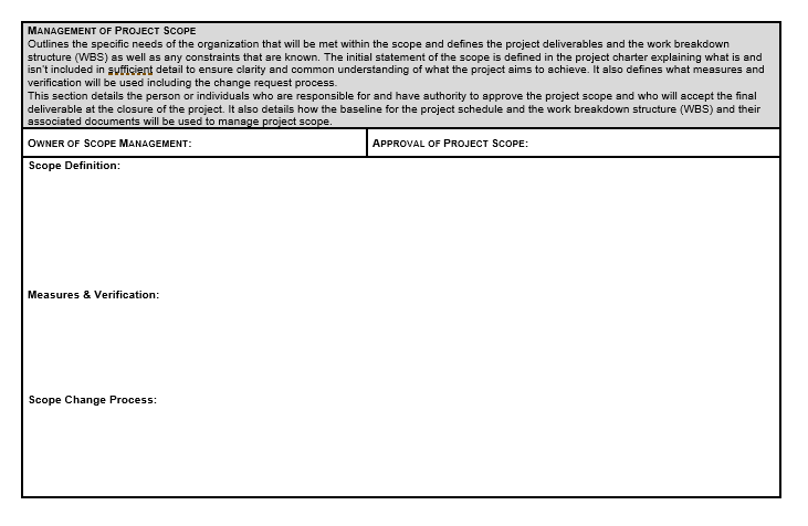 Project Plan Template 07