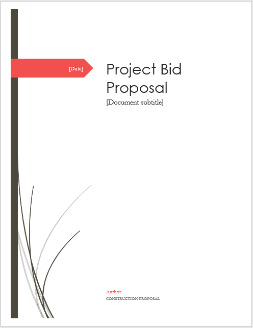 Bid proposal template 05