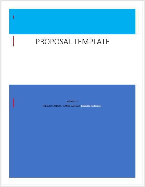 Bid proposal template 09