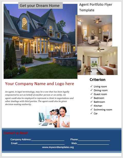 Agent Portfolio Flyer Template 08