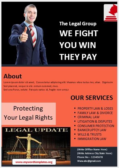 Legal Poster Template 09