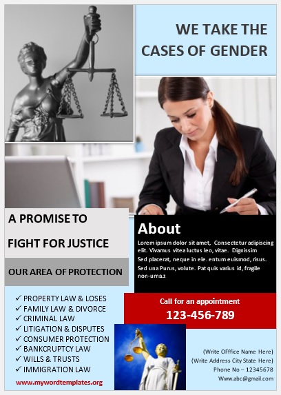 Legal Poster Template 10