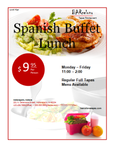 Lunch Flyer Template