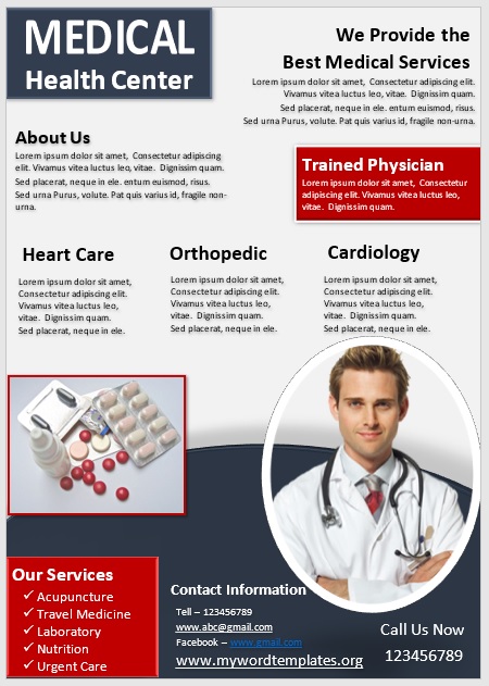 medical research poster format