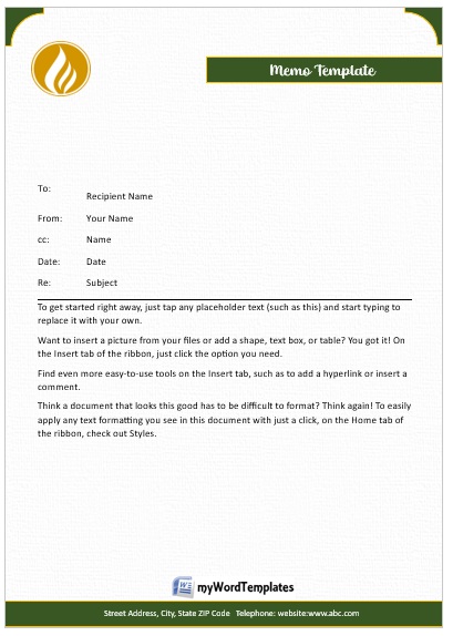 Interoffice Memo Template 02