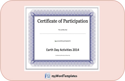 participation certificate template feature image