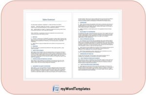 sales contract template feature image