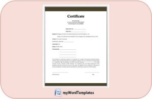 conformity certificate template feature image