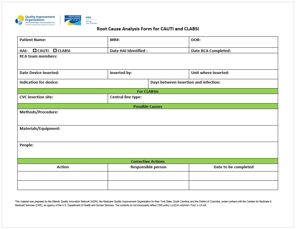 Root Cause Analysis Template 01