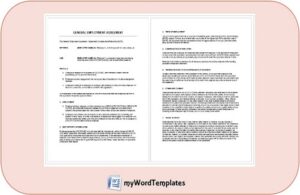 general agreement template feature image