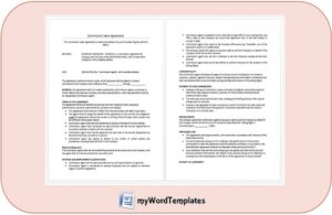 commision sale agreement template feature image