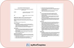 customer software development agreement template feature image