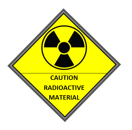 Caution Radioactive Material Label Template