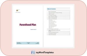 parenthood plan template feature image