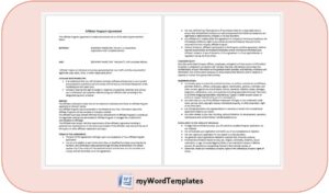 affiliate program agreement template feature image