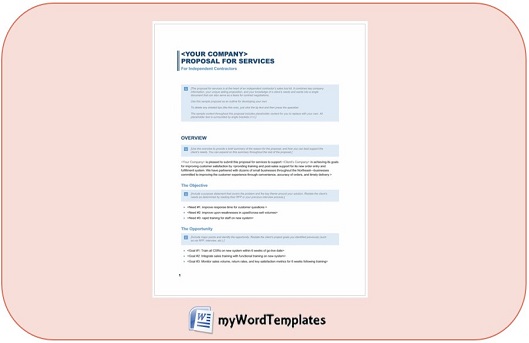 business proposal template feature image