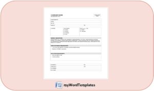 job description template feature image