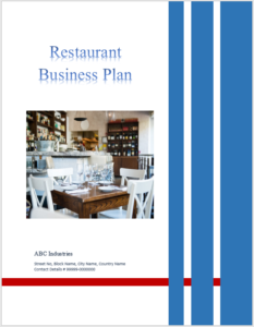 Restaurant Business Plan Templates - 6 Free Word Templates