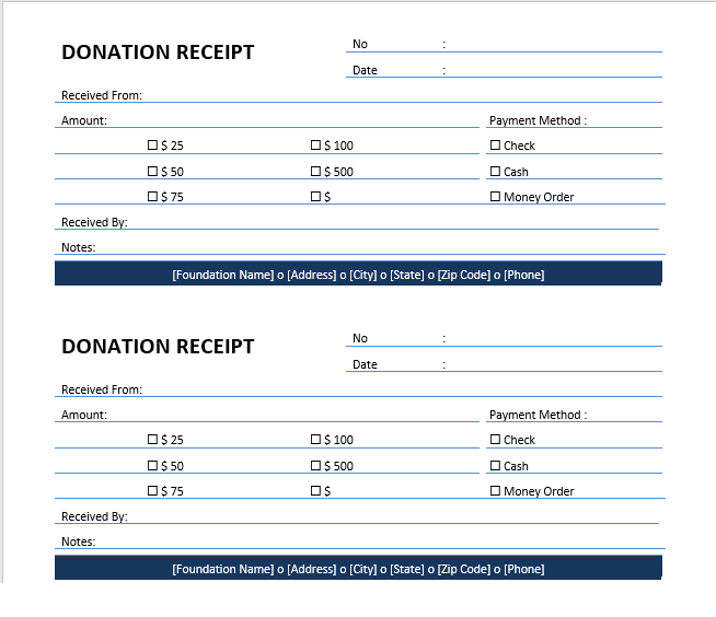 Receipts Templates Microsoft Word DocTemplates