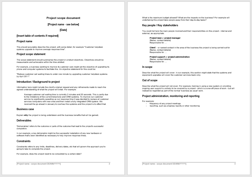 Statement of Work Template 13