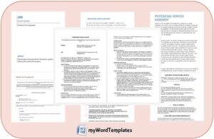 professional service agreement templates feature image