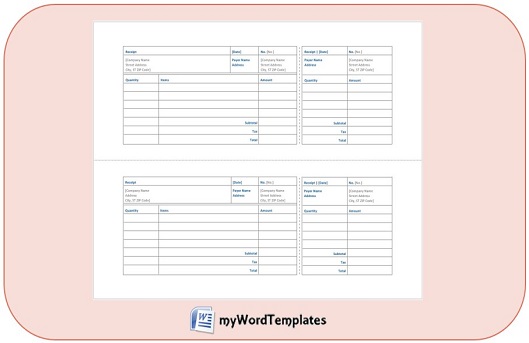 goods delivery receipt template image - My Word Templates