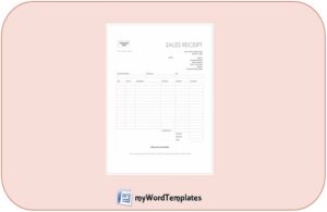 ps sales receipt template image