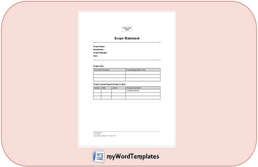 purpose statement template image