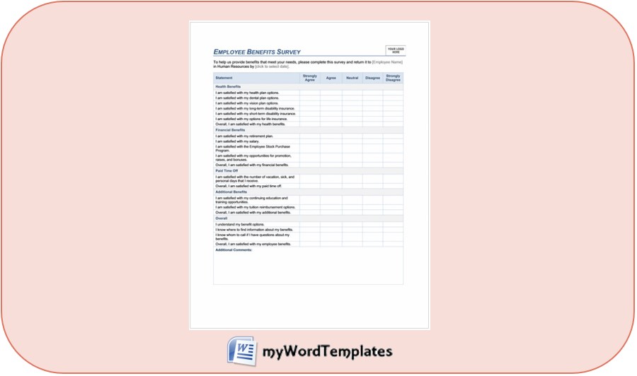 sample salary survey template image