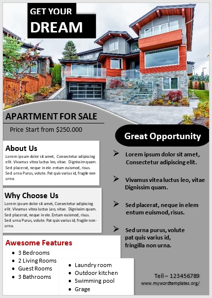 Apartment Flyer Template 05