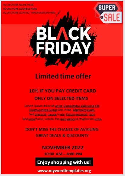 Black Friday Sale Flyer 10