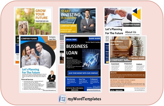 Financial Poster Templates Image - My Word Templates