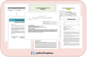 Promissiory Note Templates Image