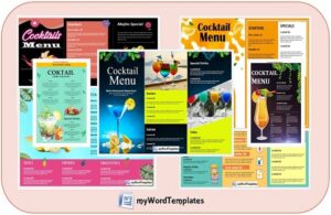 Cocktail Menu Templates Feature Image