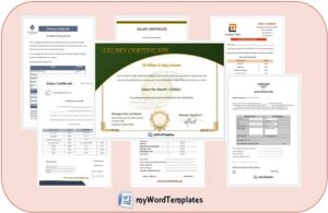 Salary Certificate Templates Header Image