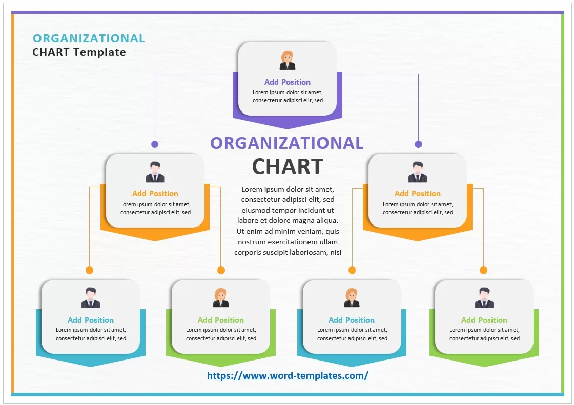 Printable Organogram Template 03