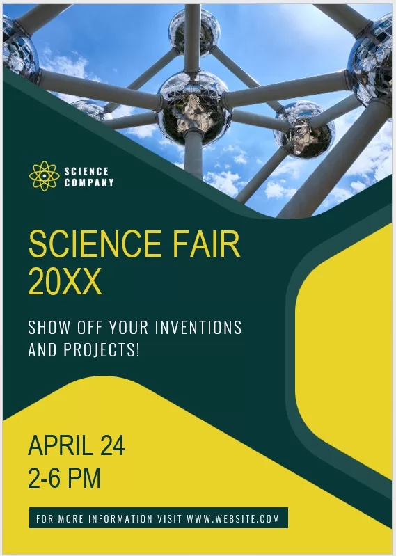 Science Fair Event Poster Template