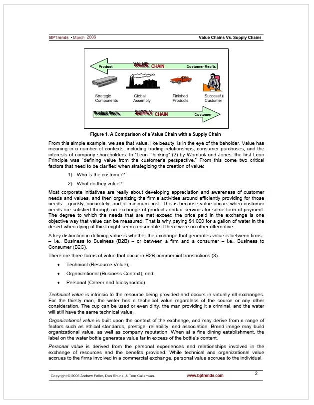 Value Chain Analysis Report Template 07