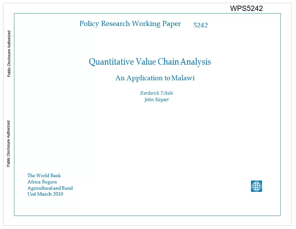 Value Chain Analysis Report Template 08