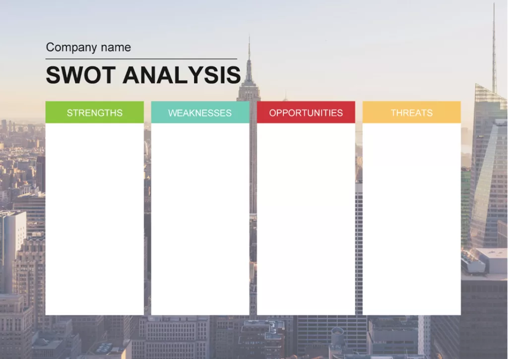 SWOT Analysis Template 02